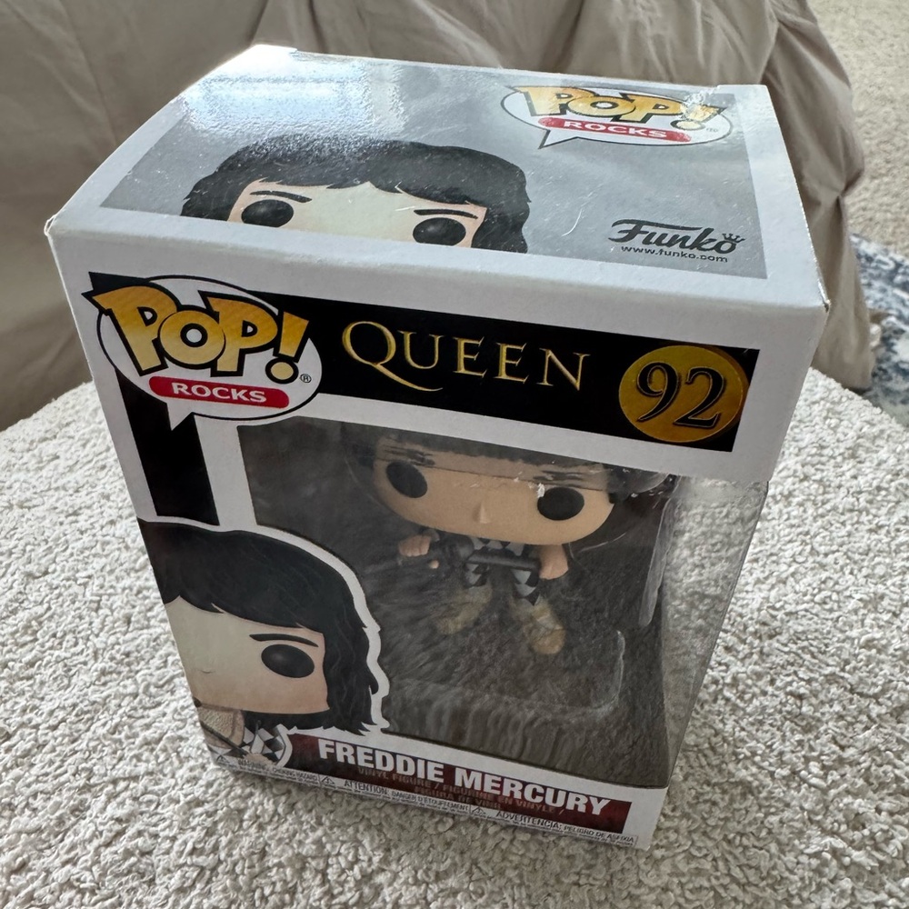 Funko Pop! Rocks Queen Figure - Black and White